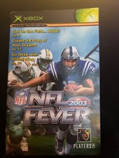  MANUAL ONLY BIN372 XBOX NFL Fever 2003