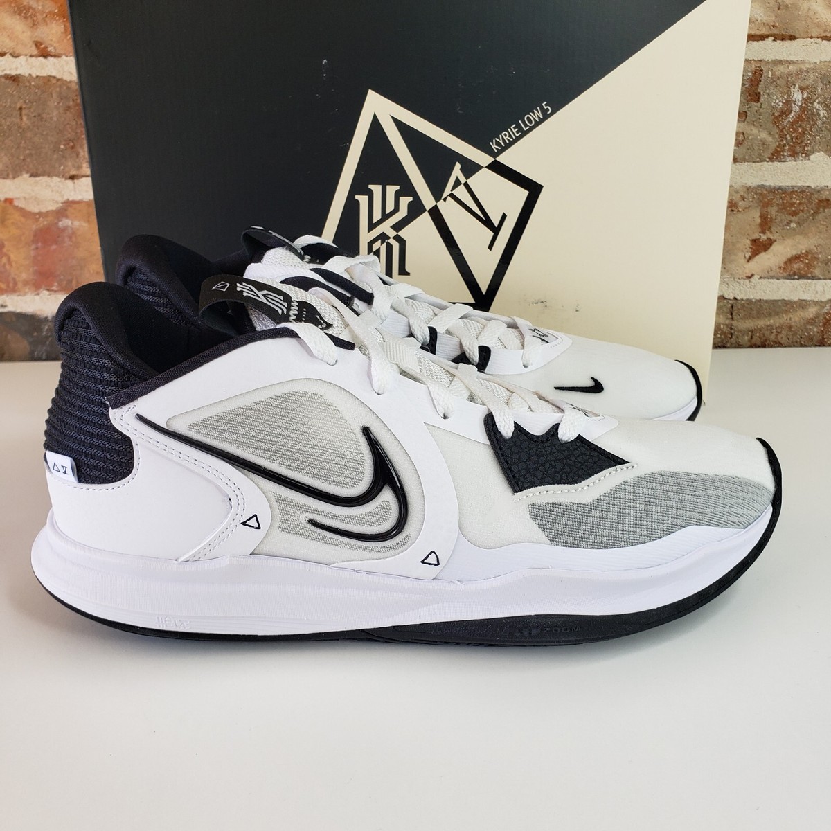 Nike Kyrie Low 5 TB 'White Black' Basketball Shoes Men's Size 13