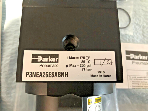 PARKER P3NE High Flow Filter Regulator - 3/4" BSPT Port, 250 PSI, 5 Micron - Picture 6 of 9