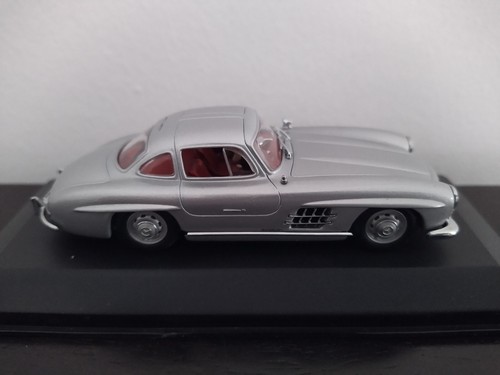 MERCEDES BENZ 300 SL SILVER 1955 1/43 MINICHAMPS 400039000 LIMITED EDITION - Picture 5 of 7