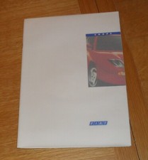Fiat Coupe Car Sales Brochure 1996  - 2.0 16v & 2.0 16v Turbo
