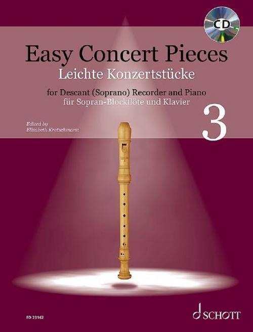 Thumbnail - Easy Concert Pieces Für Sopran-blockflöte Und Klavier, Band 3