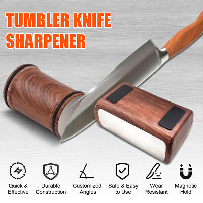 Tumbler Rolling Knife Sharpener Magnetic Knife Sharpening System For Home W4A4