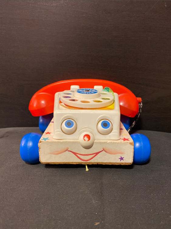 Rare 1962-1989 Fisher Price Chatter Telephone Pull Toy 747 | eBay