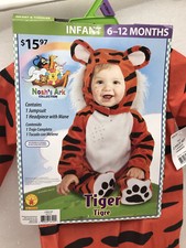 Rubies Noah's Ark Collection TIGER 2 Piece Infant 6-12 Months Halloween Costume