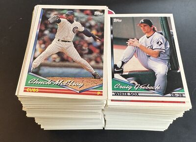 1994 Topps Baseball Cards 1-750 (NM) - You Pick - Complete Your Set
