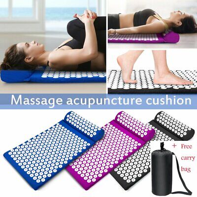 UK Massage Acupressure Mat Yoga Shakti Sit Lying Pain Release Stress Relief
