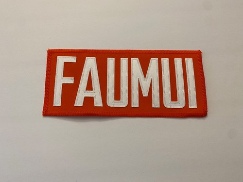 Virginia UVA Cavaliers Football Aaron Faumui Team Issue Jersey Nameplate