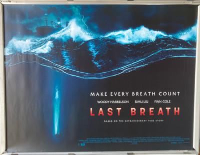 Cinema Poster: LAST BREATH 2025 (Quad) Woody Harrelson Simu Liu Finn Cole