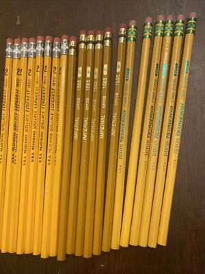 regular vintage pencils 3 diffrent brands 20pcs.