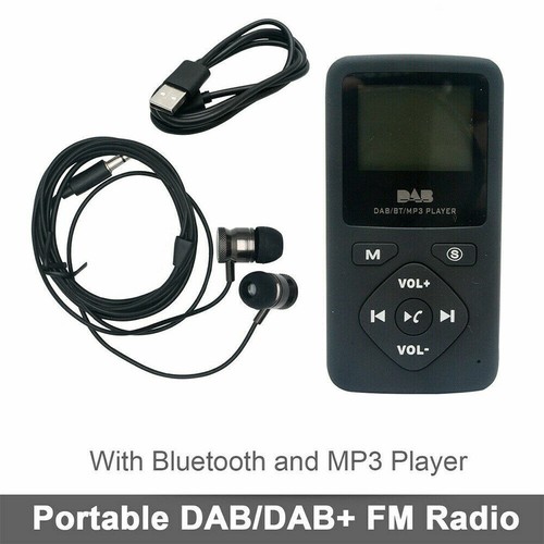 Personal Portable Pocket Digital DAB/DAB+ FM Radio Earphone Bluetooth MP3 Player - Picture 3 of 9