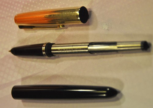 PARKER 51 Mark I Aerometric India Black Vintage US made c.1949's Fountain pen - Picture 4 of 23
