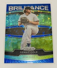2020 Panini Prizm Blue Disco /199 Brilliance Gerrit Cole #B-2 MLB Yankees