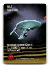 1996 Paramount Picture Star Trek Game Card Wild Photon Torpedoes