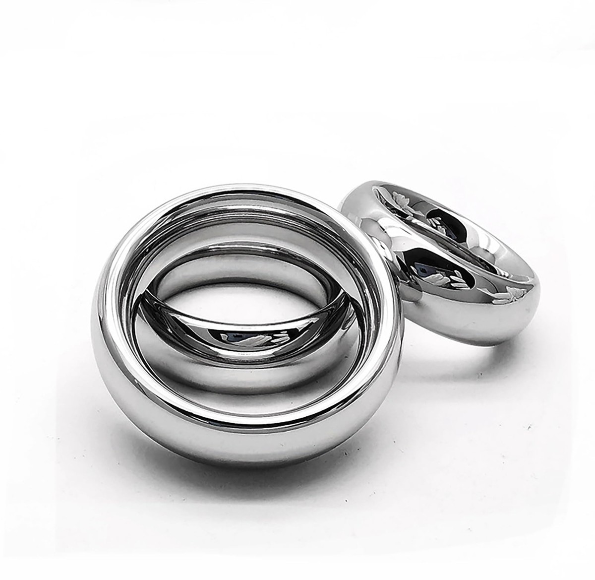 Cockring (anneau Pénien) Double Anneau En Métal 37x50 Mm - Neuf, Marque CockLock