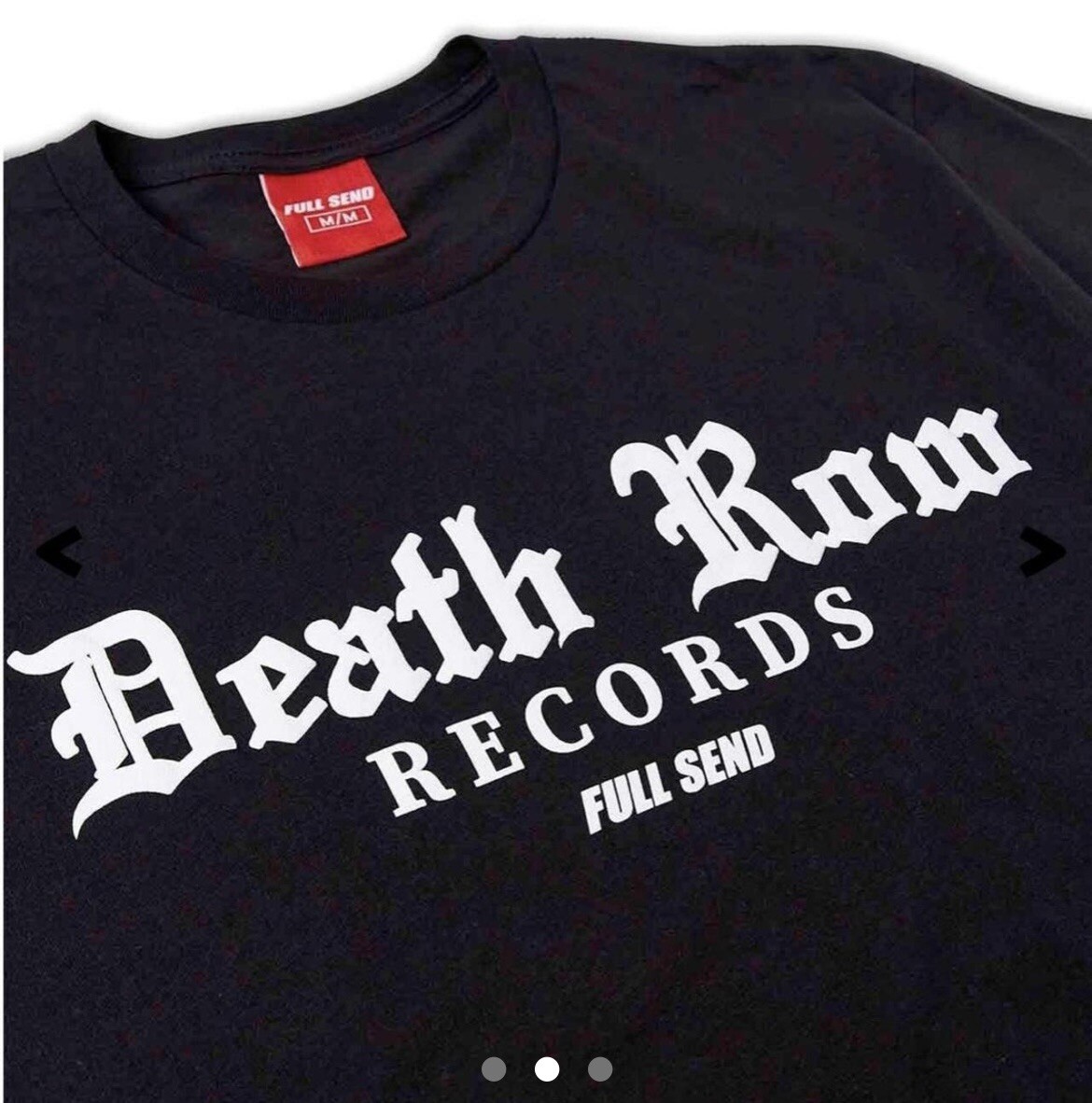 FILA T shirt Nelk Boys Full Send Death Row Records taglia media