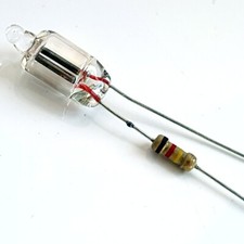 [2pcs] Neon indicator lamp HIGH BRIGHT 240V 6x16mm + series resistor-UK-ref:aA93