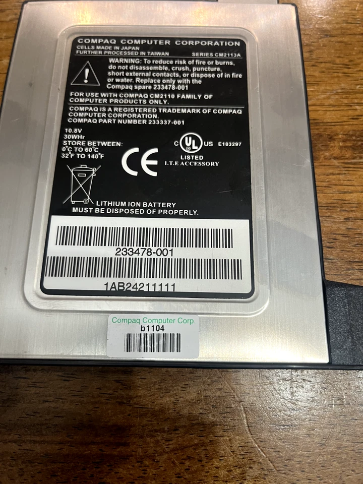 Batería Compaq Presario 233488 Foto 3 de 4