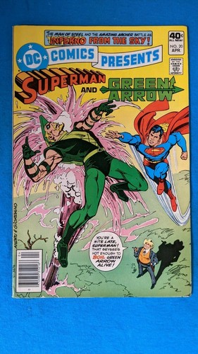 DC Comics Presents #20 (1980) Superman and Green Arrow; DC Comics 9.0