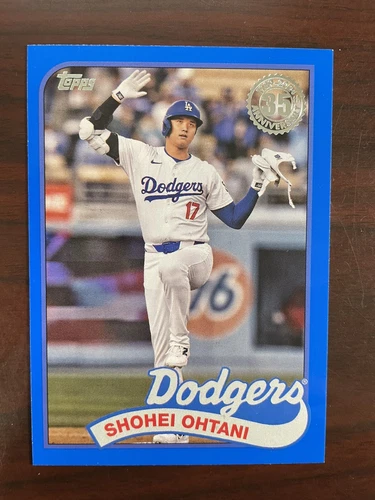 2024 Topps Update SHOHEI OHTANI 1989 Topps 35th Anniversary LA Dodgers Blue - Picture 1 of 2