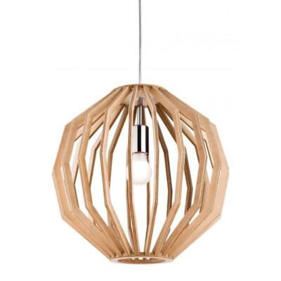 Firstlight Cadiz stilvolle Holz Decken Pendelleuchte in natürlicher Ausführung 3716