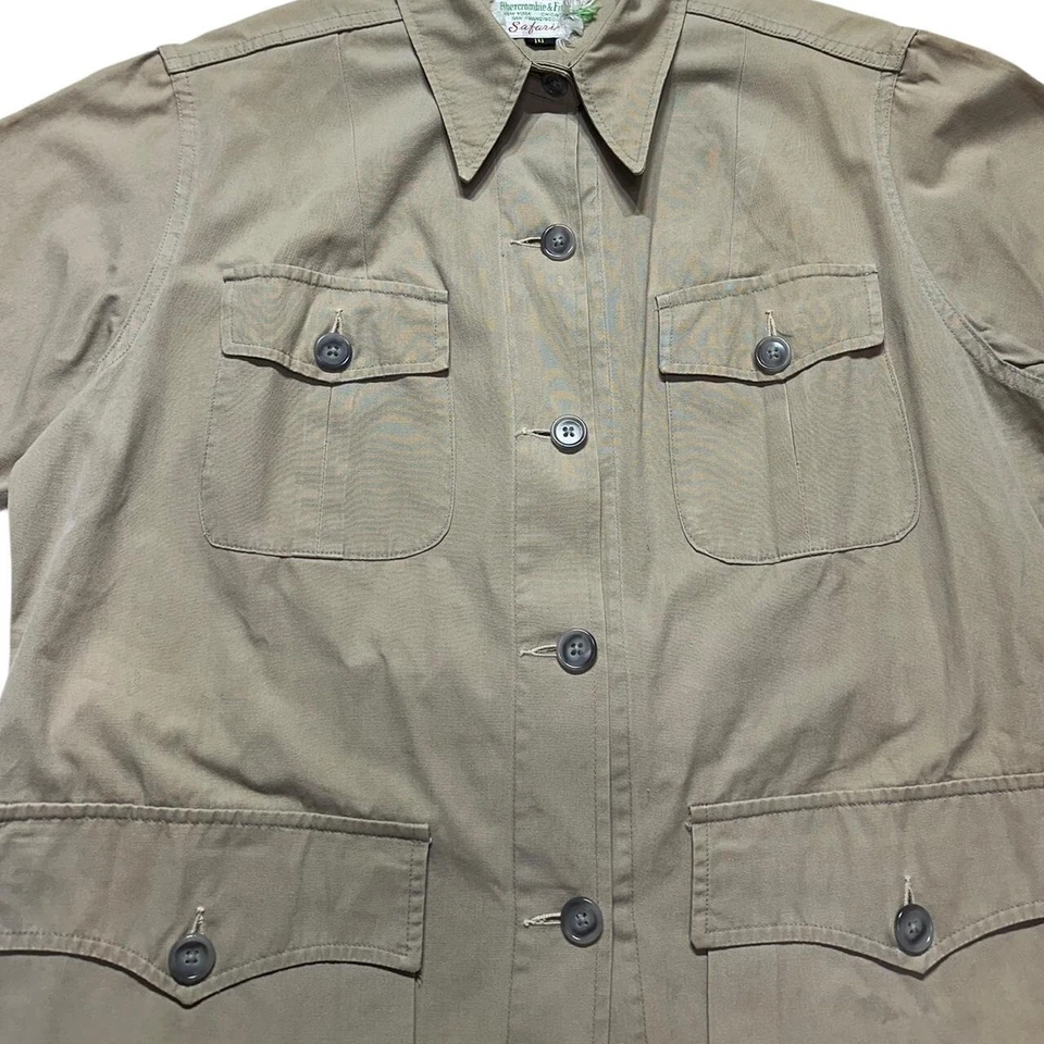 Camisa vintage con cuello Abercrombie & Fitch Safari años 60 Foto 4 de 4