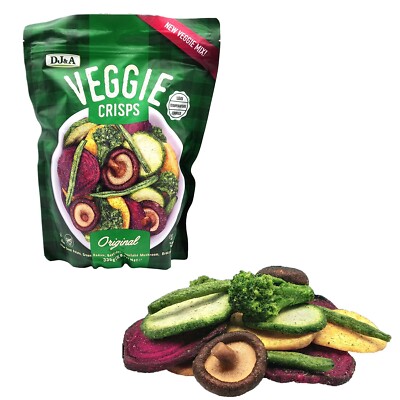 Veggie Mix Sweet Potato Radish Beetroot Shiitake Mushroom Broccoli Crisps 330g