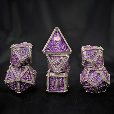 Metal Wizard Dice COC Running DND Dungeons & Dragons D6 Cthulhu Board Game
