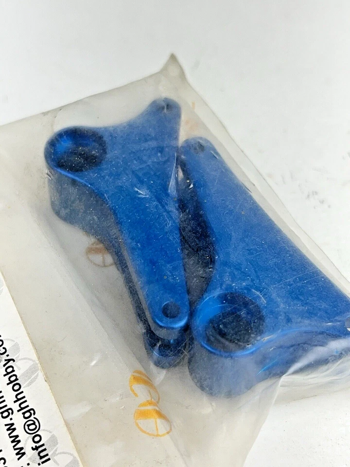 Golden Horizons Blue Aluminum Front Rocker Arms (90T) 02248 Traxxas Revo RC Part - Image 3 of 4