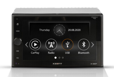 XZENT  X227 - 2-Din DAB+ Infotainer mit CarPlay und HDMI