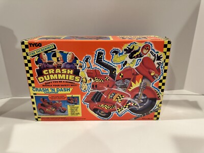 Vintage 1992 Tyco Crash 'N Dash Chopper The Incredible Crash Dummies NIB
