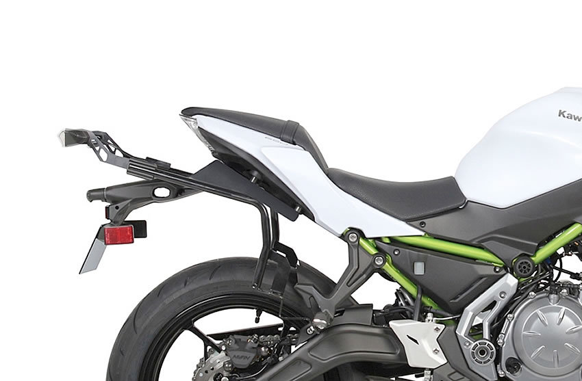 Fixation 3P SYSTEM SHAD pour valise latérale de moto Kawasaki Z650 2017