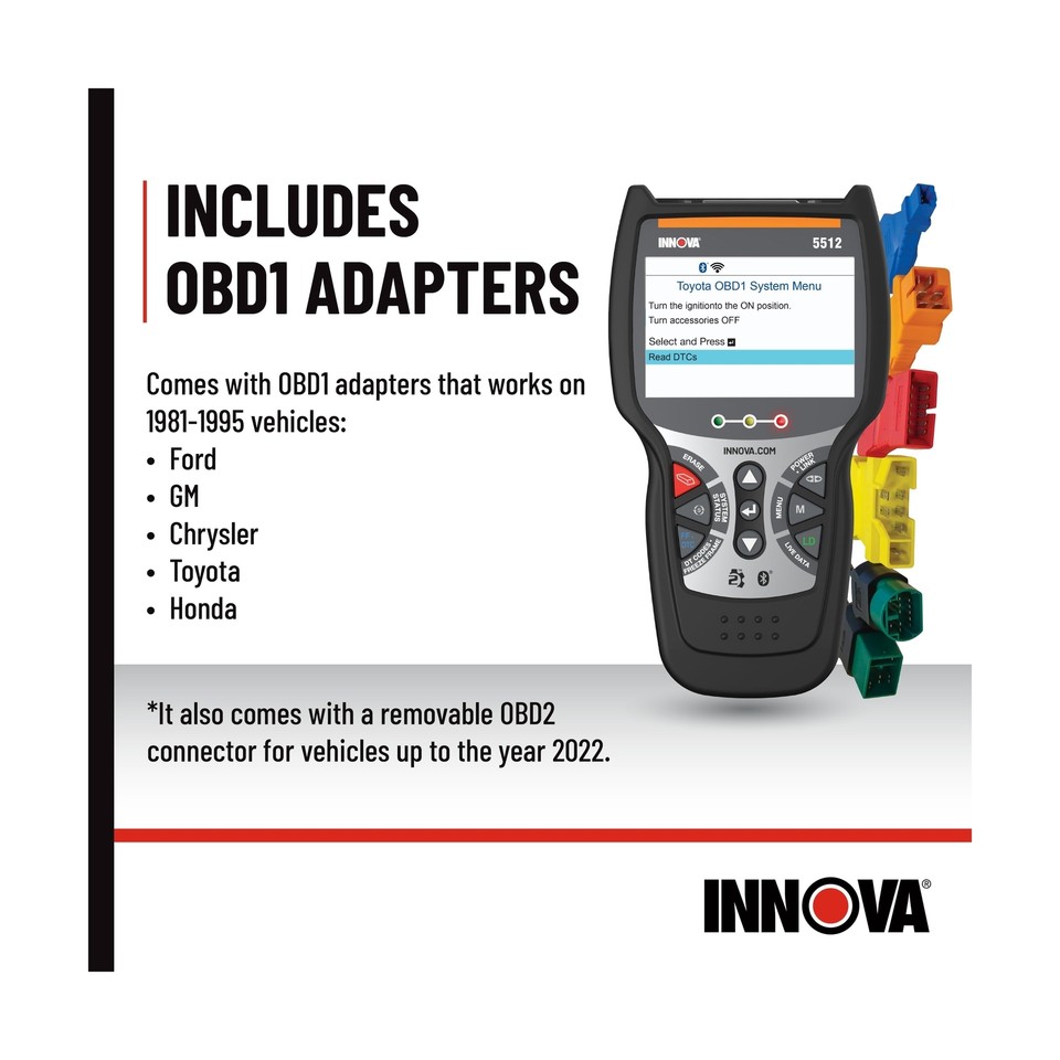 INNOVA 5512 CarScan Tech Plus OBD2 Scanner ProfessionalLevel