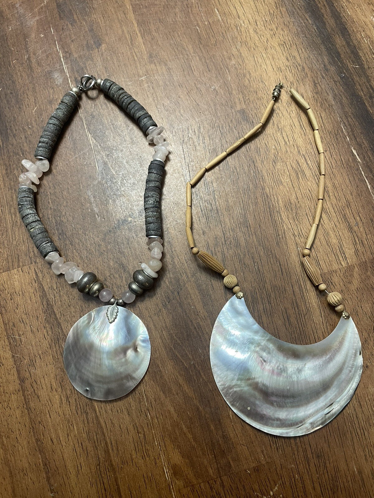 Two Shell Necklaces - image 1