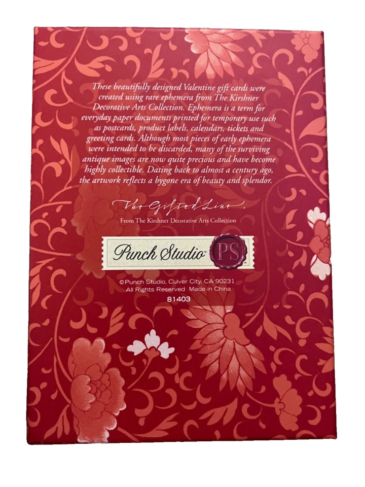 Punch Studio Kirshner Love Note Cards Die Cut 15 Cards & Envelopes-Valentines - Image 3 of 3