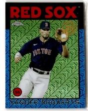 2021 Topps 1985 35th Anniversary Silver Pack Blue Mojo Refractors Xander