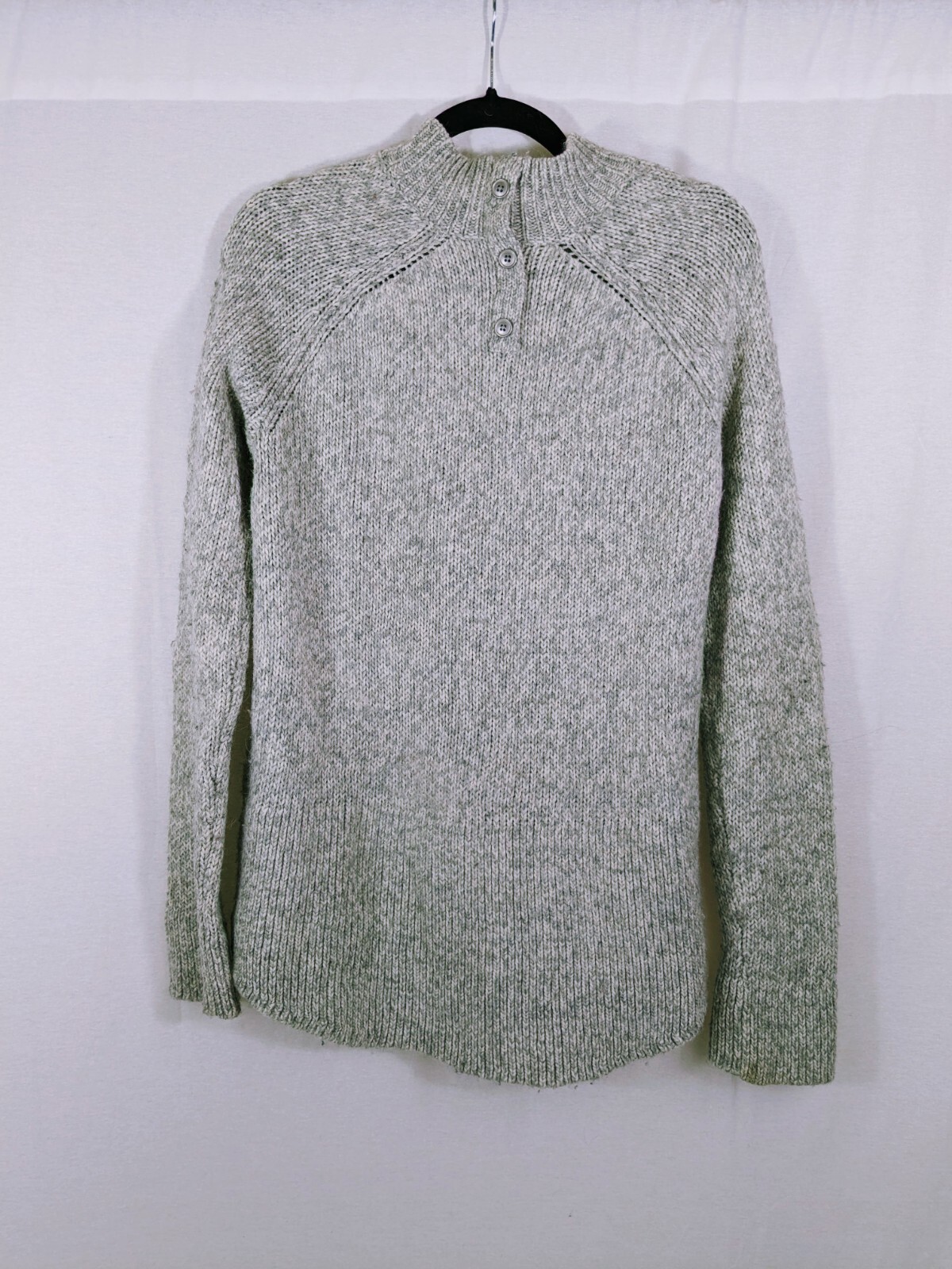 Max Studio Light Gray Mock Neck Pullover Sweater … - image 4