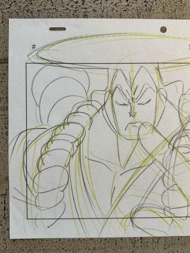 One Piece Kozuki Oden Wano Anime Genga no Cel Art Toei Animation Original Luffy - Bild 2 von 4