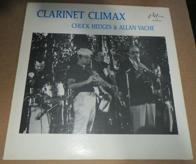33RPM Jazzology Allan Vache + Chuck Hedges - Clarinet Climax, sharp E-V+ or V+V