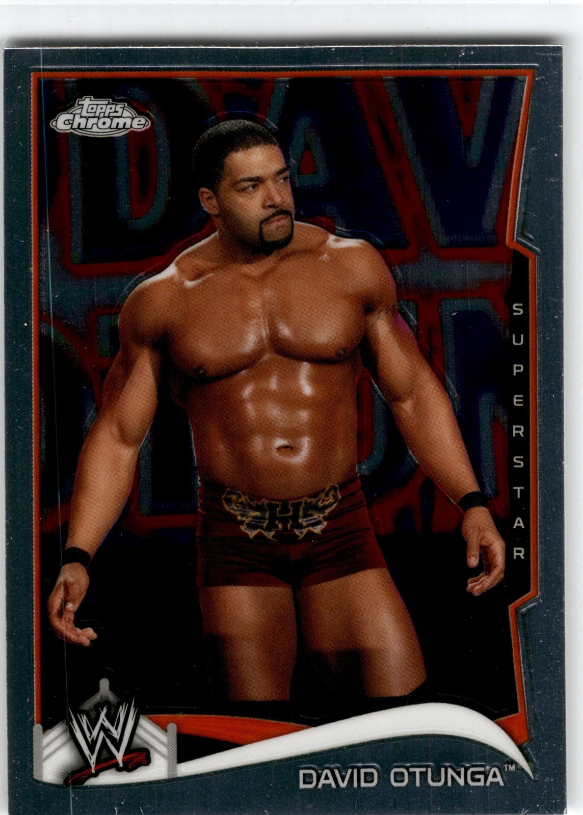 2014 Topps WWE Chrome  David Otunga    #15