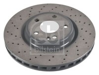 2X Febi Bilstein 107501 Bremsscheibe Vorne FüR MERCEDES-BENZ