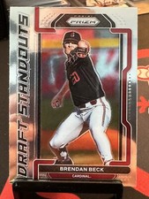 2021 Prizm DP Draft Standouts #DS-BB Brendan Beck Stanford Baseball Card MINT