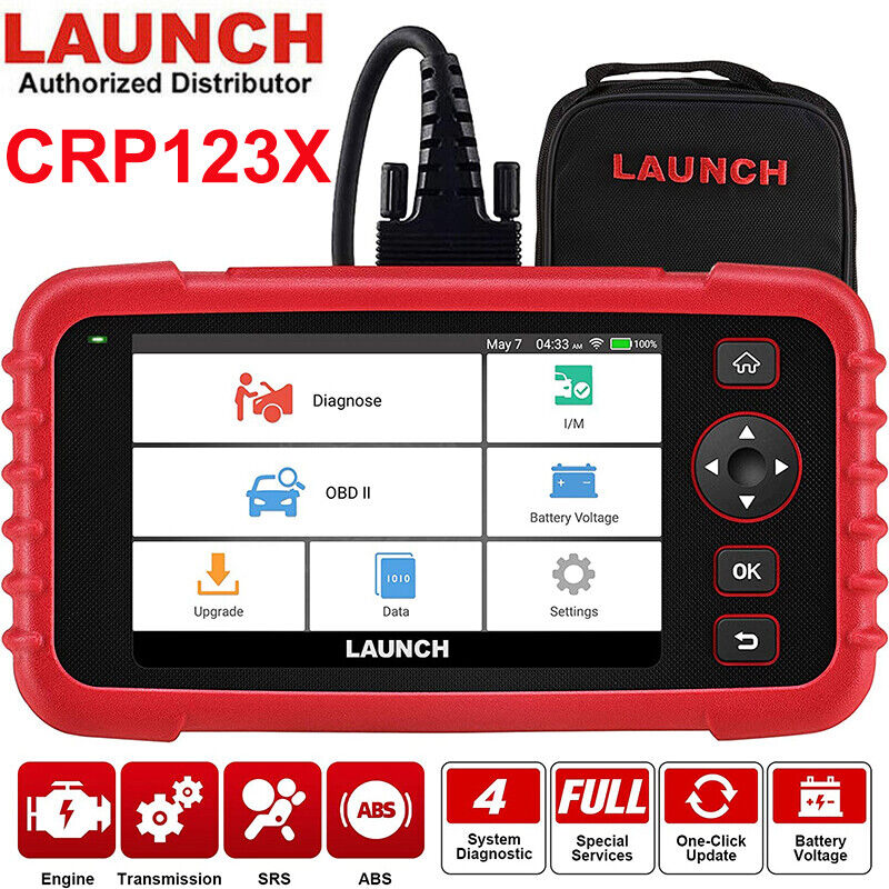 LAUNCH X431 CRP123X OBD2 Scanner Engine ABS SRS Code Reader Diagnostic Scan Tool