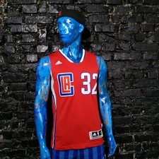 Blake Griffin Los Angeles Clippers Jersey NBA Adidas Length 2 Shirt Mens Size S