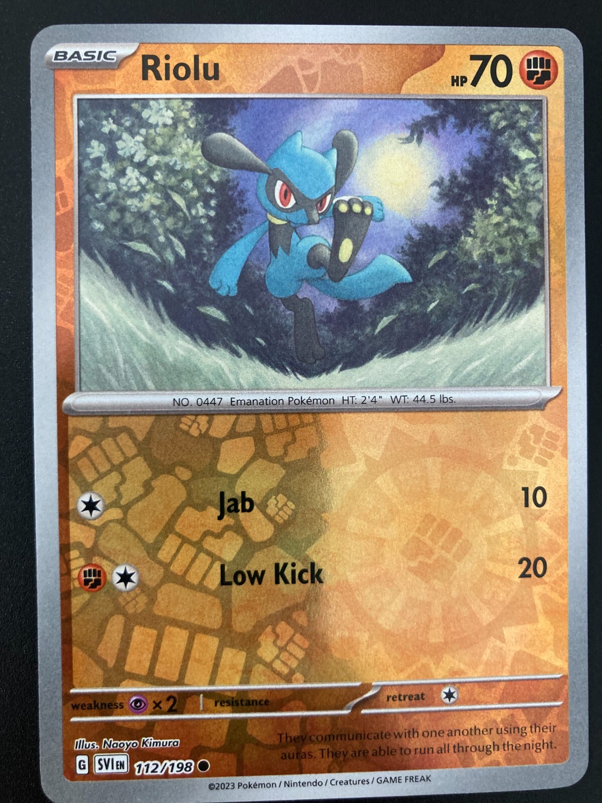 Riolu 112/198 Pokemon Reverse Holo (2 card minimum order across store)