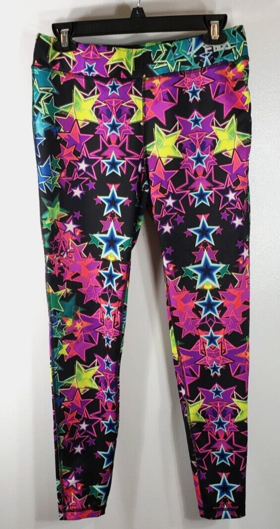 FILA Sport Leggings Donna Pantaloni Allenamento Corsa Attiva Multicolore Small