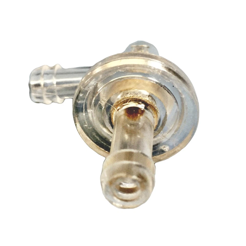 NOVO FILTRO DE COMBUSTÍVEL VISUAL COMPACTO UNIVERSAL 90 GRAUS 1/4" YAMAHA KAWASAKI HONDA  - Imagem 3 de 4