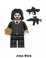 John Wick / Klemmbaustein Custom Minifigur MO...
