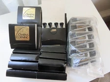 40 packs New Golf Tees & Ball Markers 1990s. Black Owens Corning tournament kits