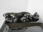 RARE ORIGINAL VINTAGE MID-CENTURY MODERN ROYAL HAEGER BLACK PANTHER ASHTRAY — photo 4